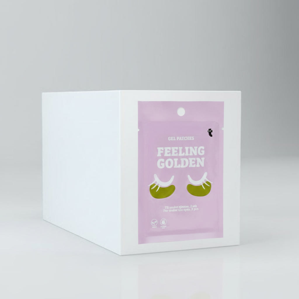 Gold gel patches for under-eye rejuvenation - 2 pieces