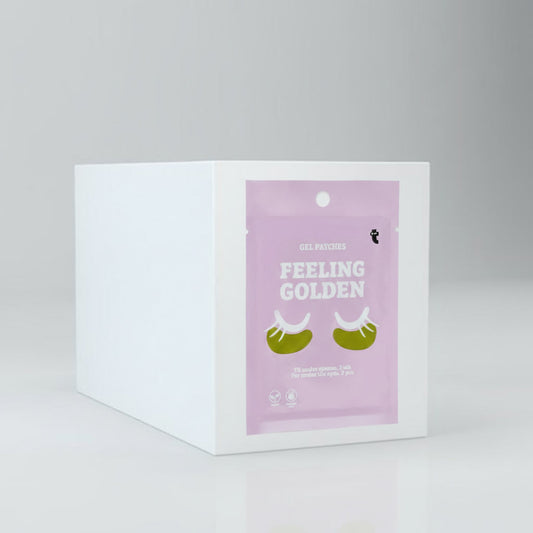 Gold gel patches for under-eye rejuvenation - 2 pieces